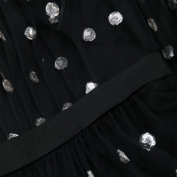 Marchesa Notte sequin embroidered ruffle gown size 8 - Picture 4 of 5